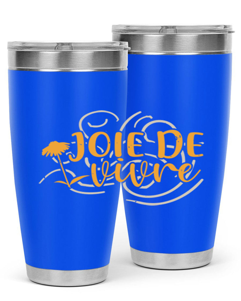 joie de vivre 57#- mardi gras- Tumbler