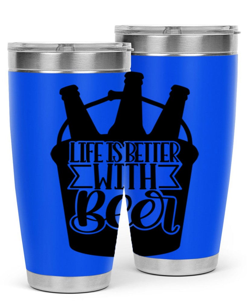 life is better with beer 27#- beer- Tumbler