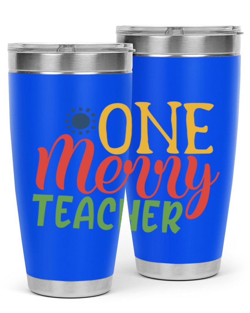 one merry teacher Style 162#- teacher- tumbler