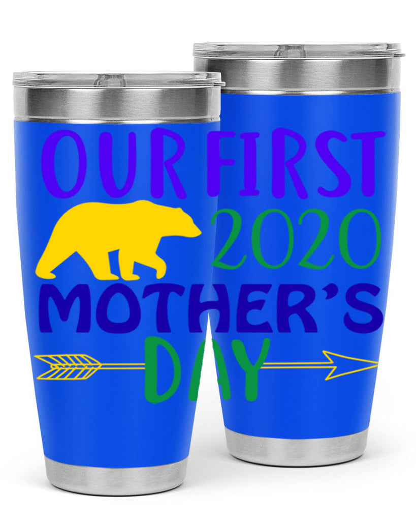 our first mothers day 4#- mardi gras- Tumbler
