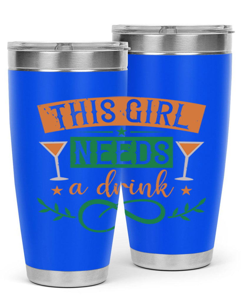 this girl needs a drink 36#- mardi gras- Tumbler