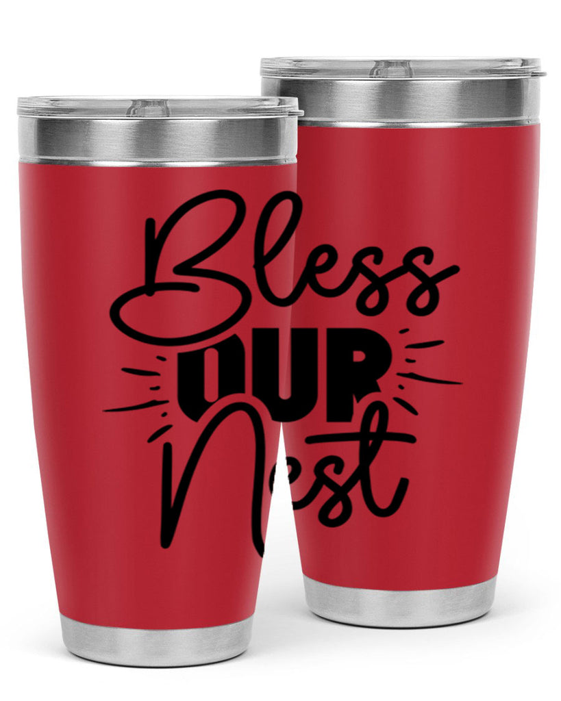 Bless Our Nest 52#- spring- Tumbler