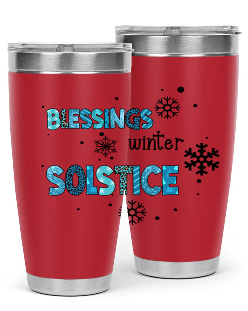 Blessings winter solstice 25#- winter- Tumbler