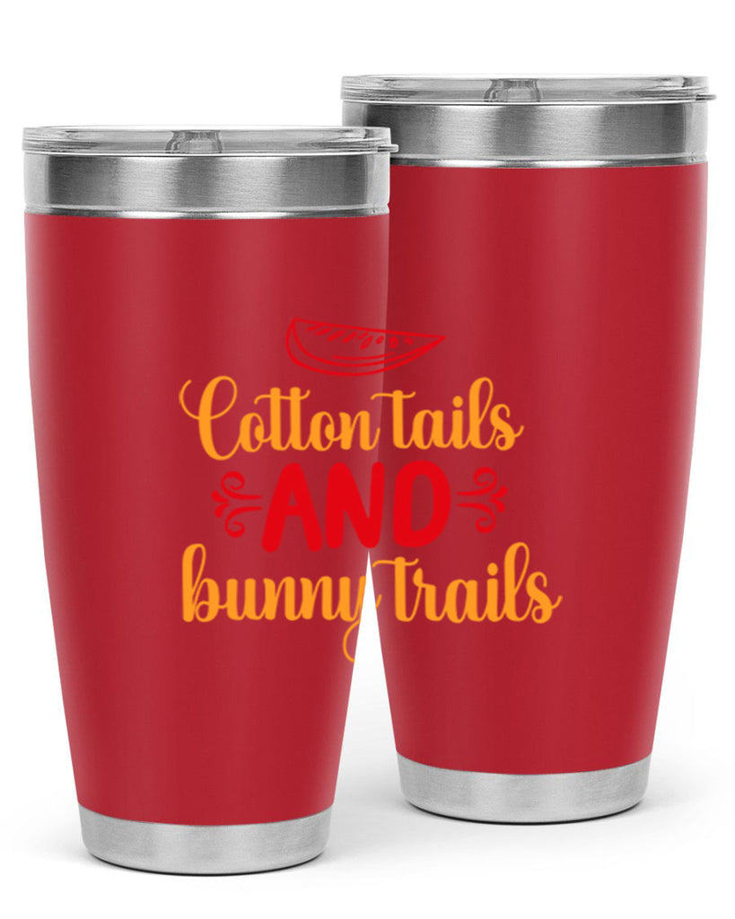 Cotton tails and bunny trails 111#- spring- Tumbler