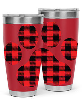Dog Paw Style 94#- dog- Tumbler