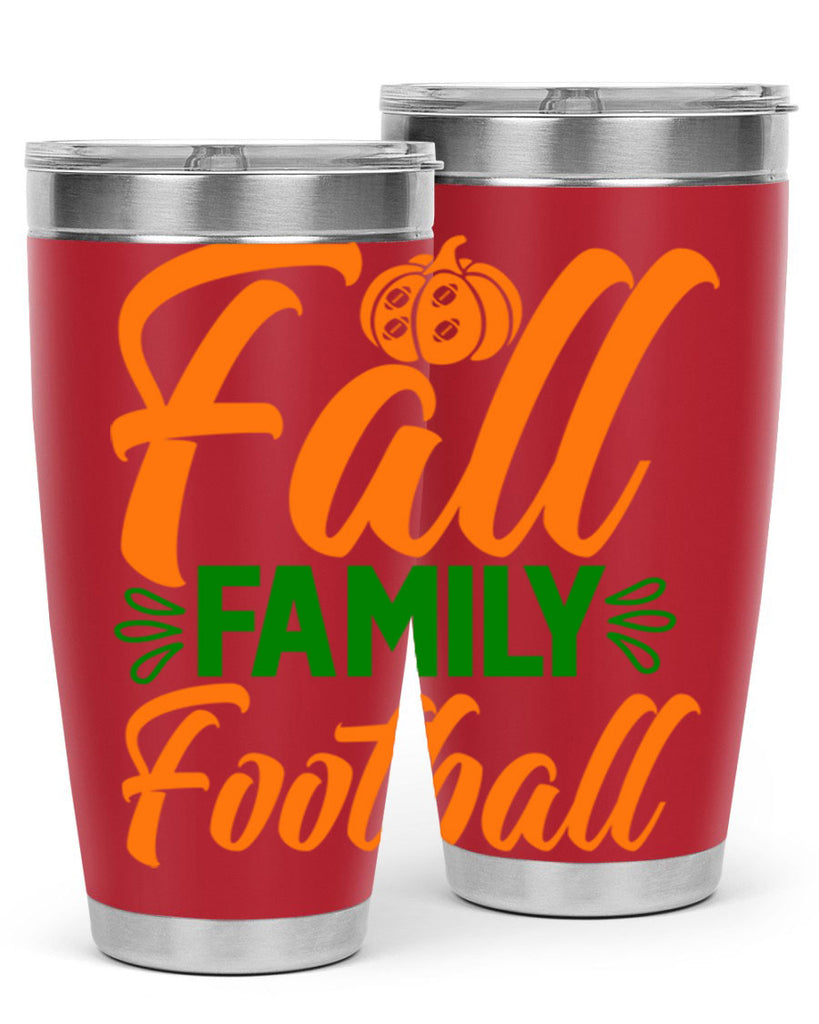 Fall Family Football 98#- fall- Tumbler