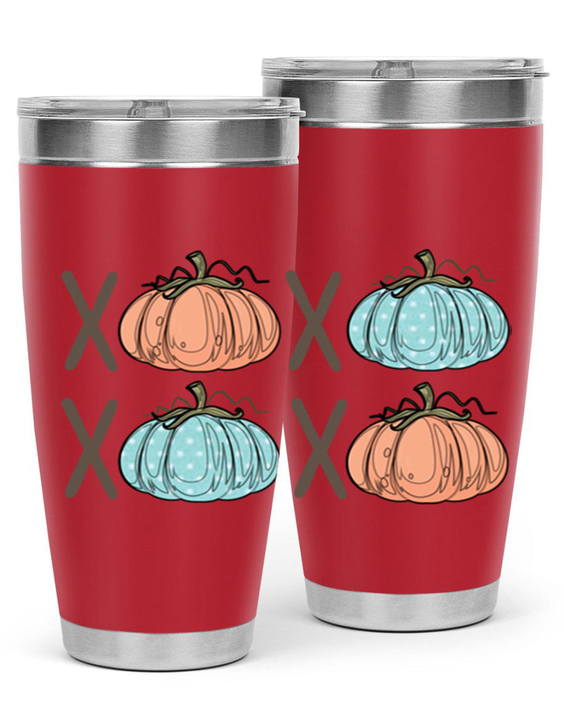 Fall Pumpkin XOXO 129#- fall- Tumbler