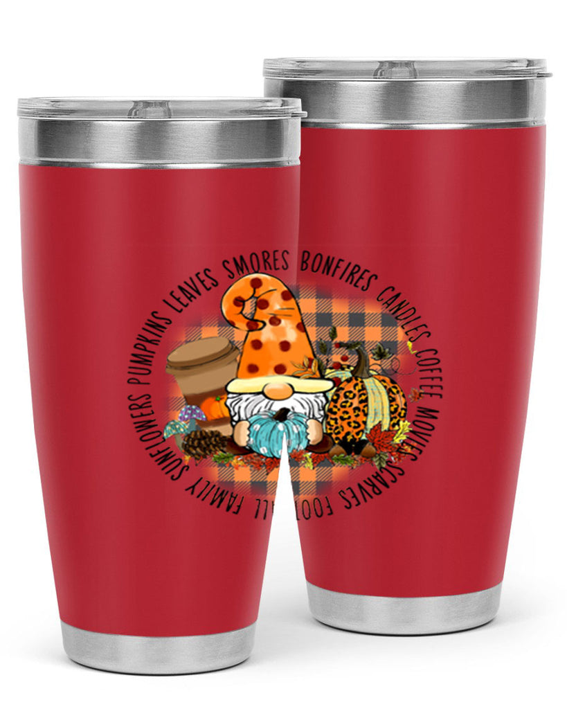 FallVibesGnome 165#- fall- Tumbler