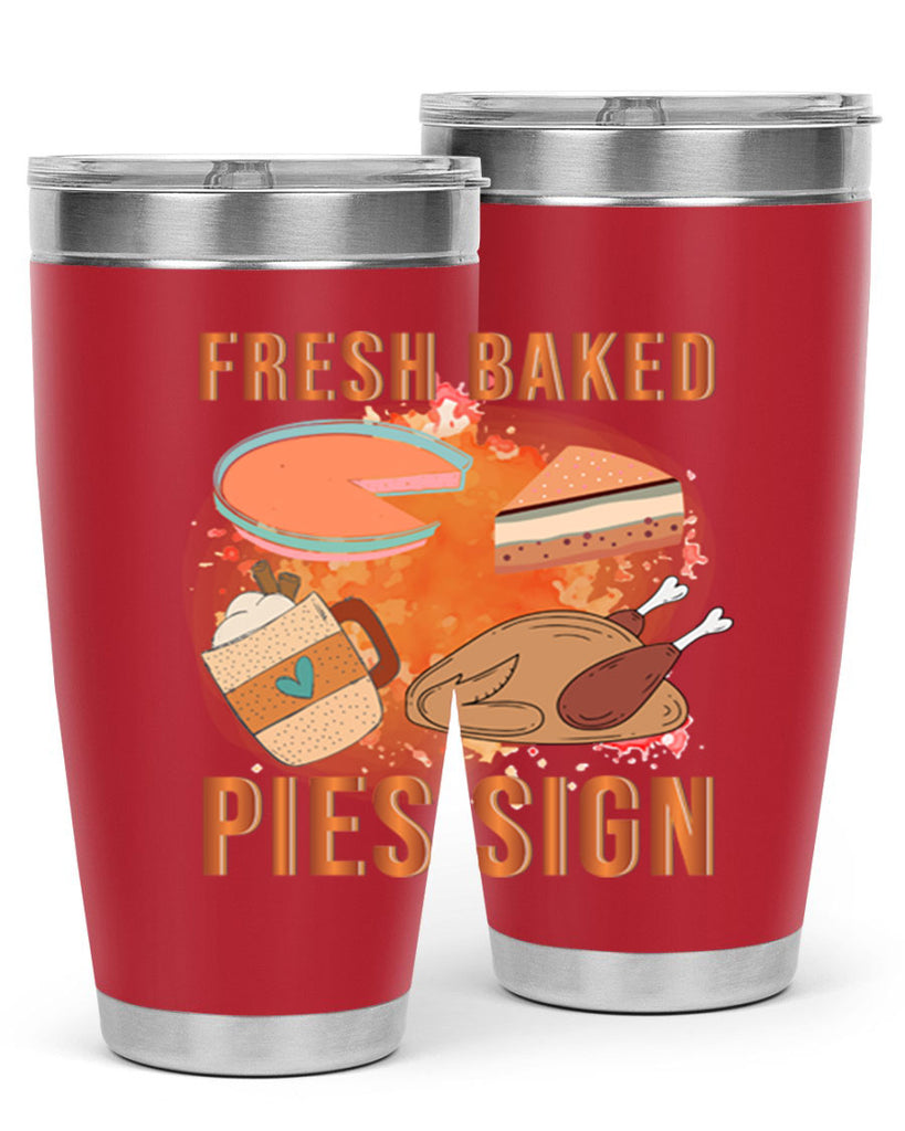 Fresh Baked Pies Sign 187#- fall- Tumbler