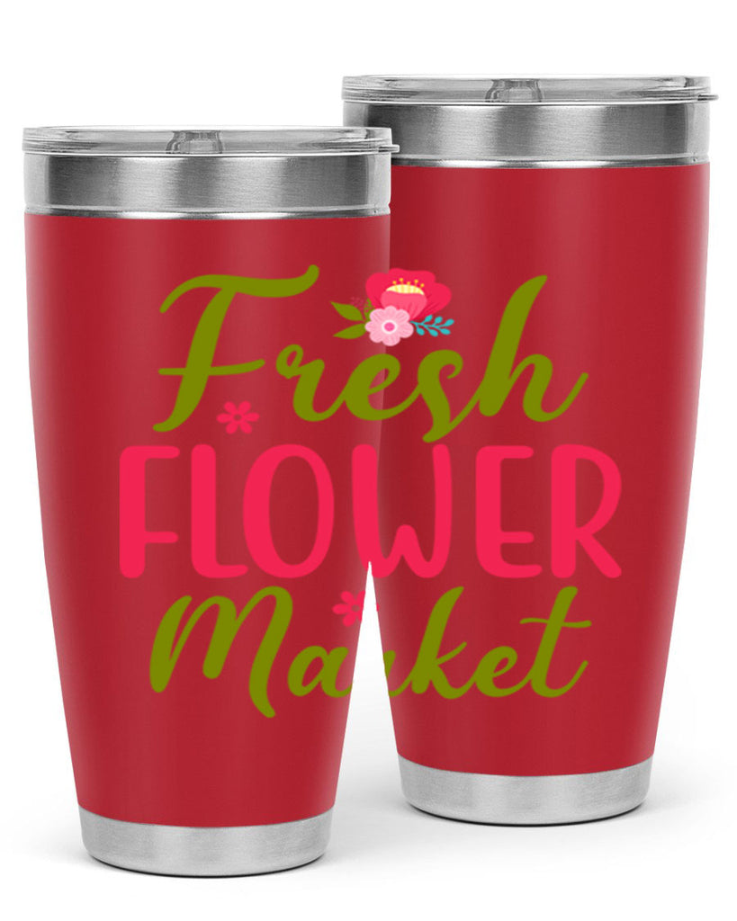 Fresh Flower Market 144#- spring- Tumbler