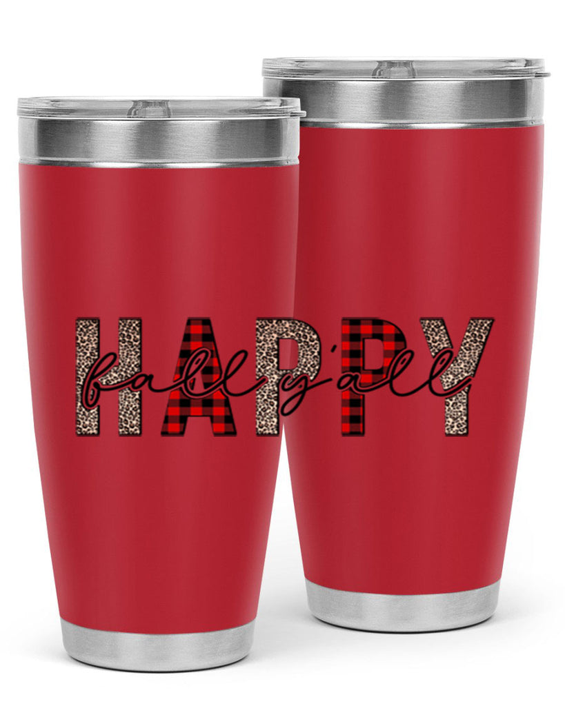 Happy Fall Y all 228#- fall- Tumbler