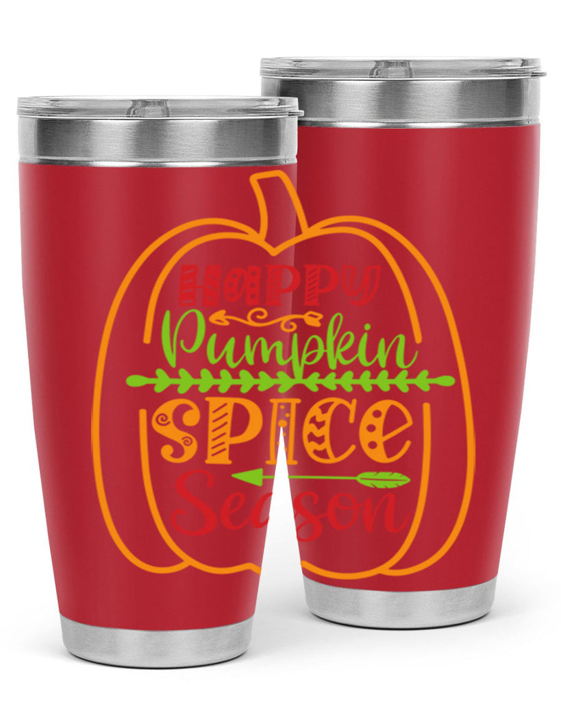 Happy Pumpkin Spice Season 243#- fall- Tumbler
