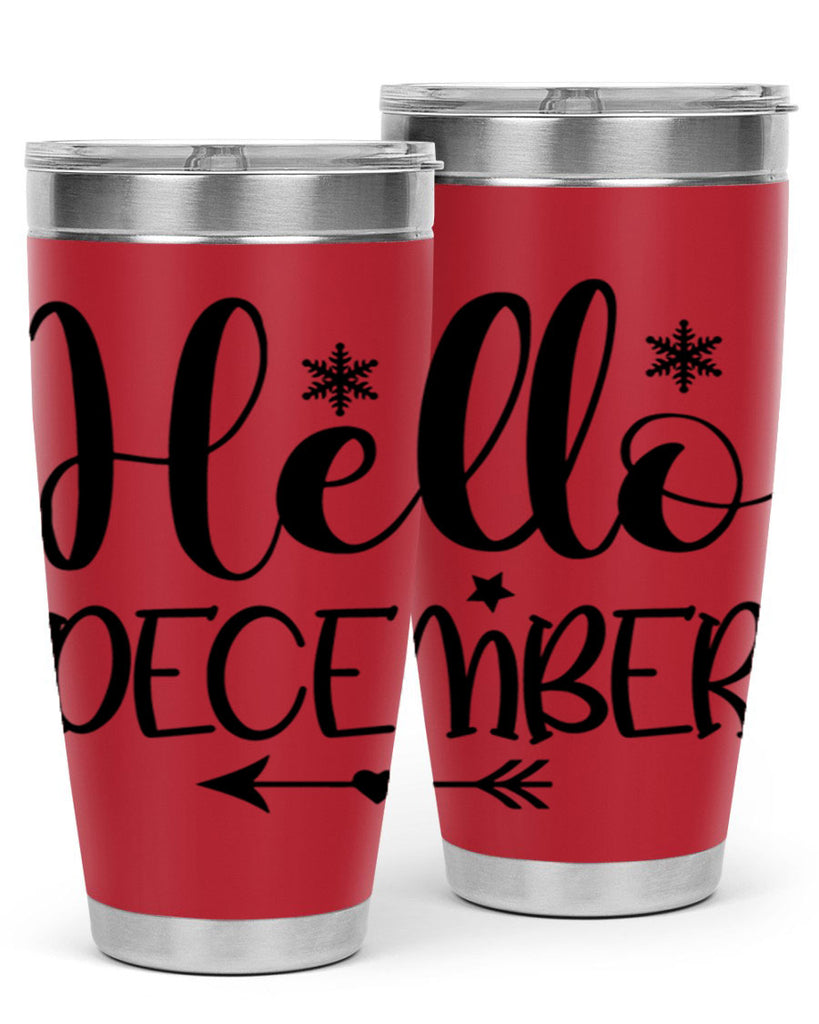 Hello December161#- winter- Tumbler