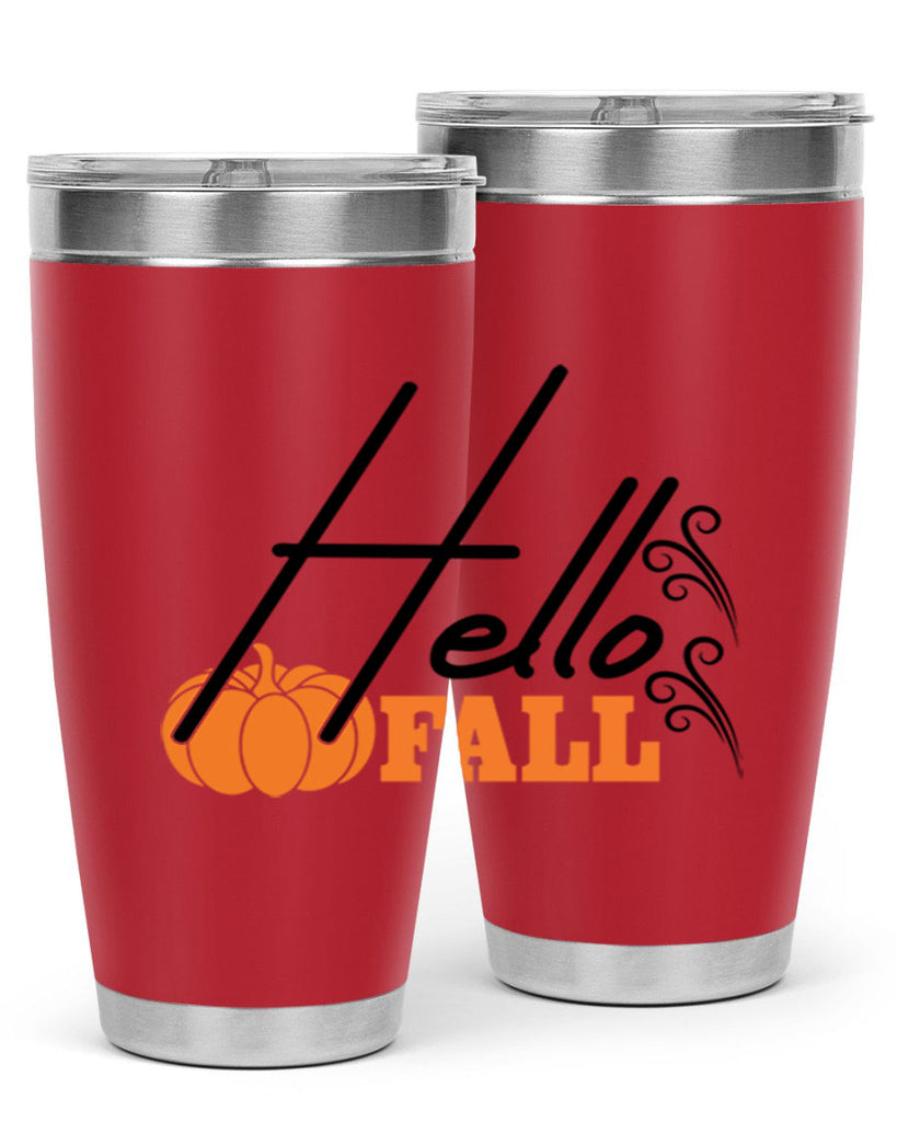 Hello Fall 281#- fall- Tumbler