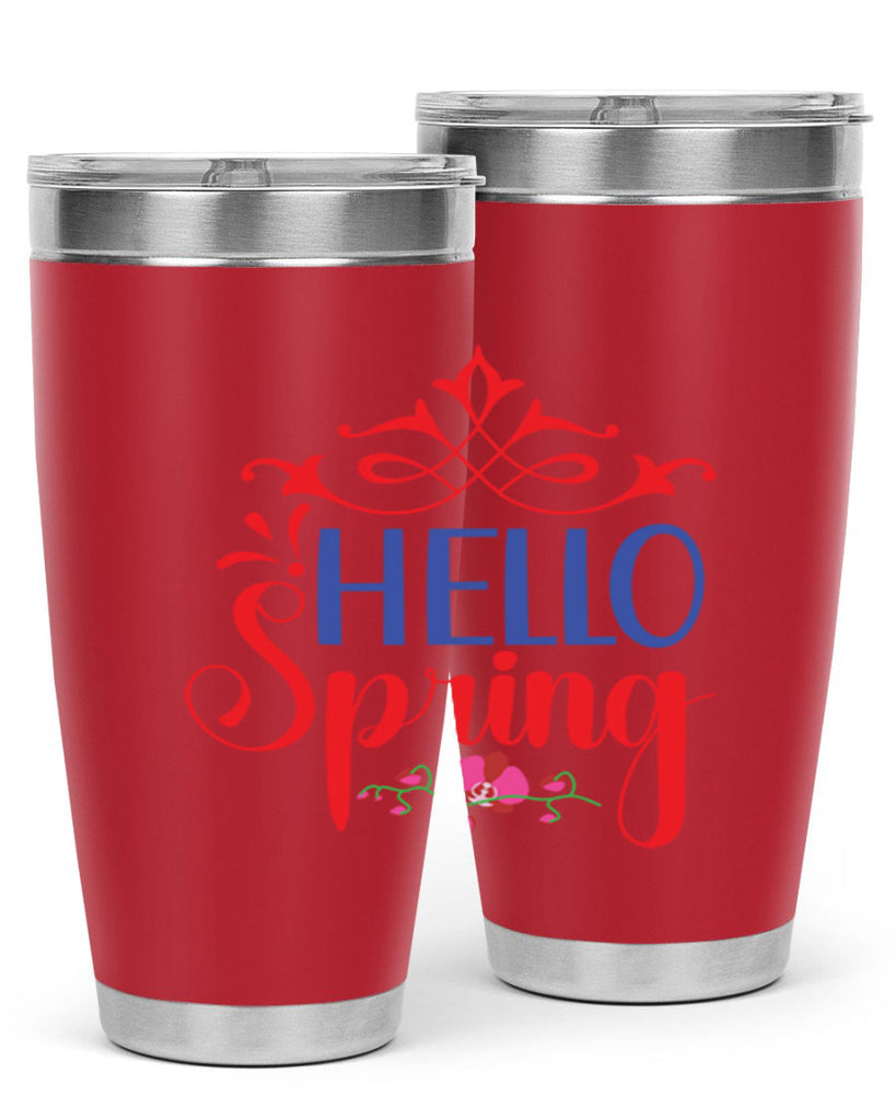 Hello Spring 211#- spring- Tumbler