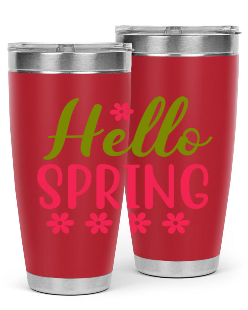 Hello Spring 213#- spring- Tumbler