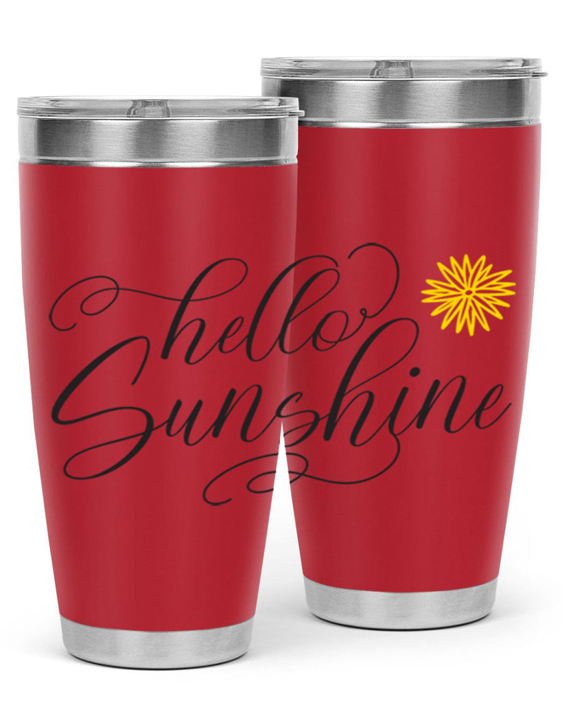 Hello Spring Lettering201#- spring- Tumbler
