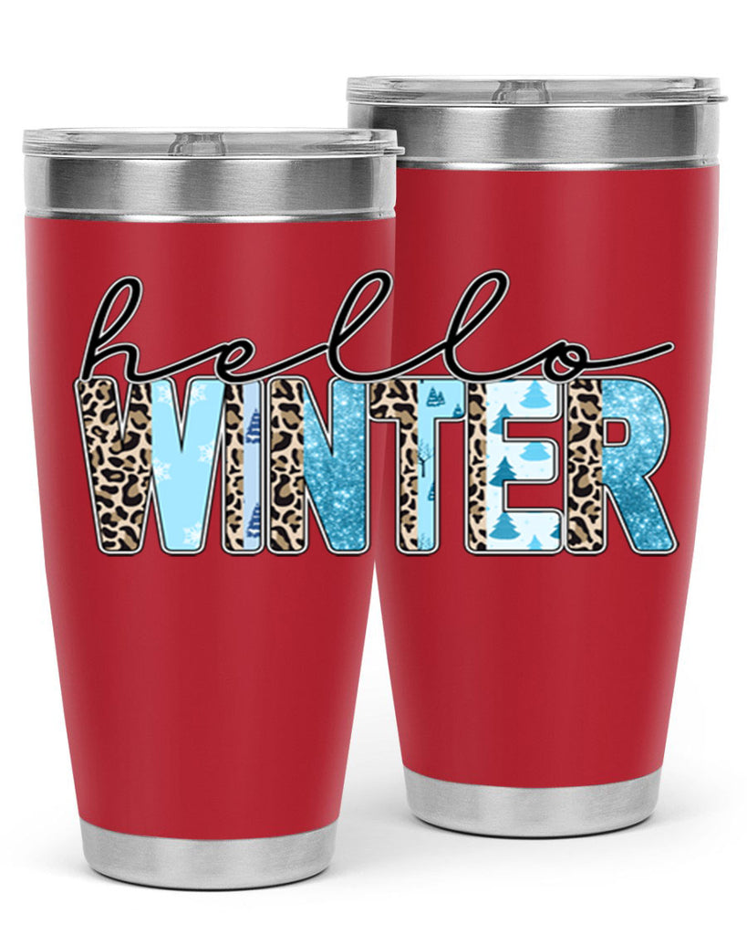Hello Winter 189#- winter- Tumbler