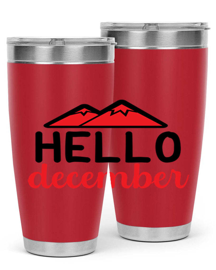 Hello december 160#- winter- Tumbler