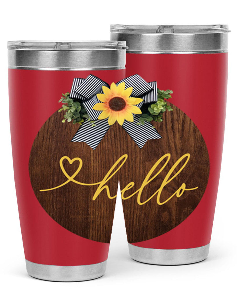 Hello heart Mockup182#- spring- Tumbler