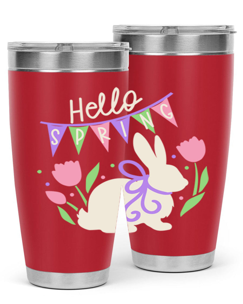 Hello spring bunny193#- spring- Tumbler