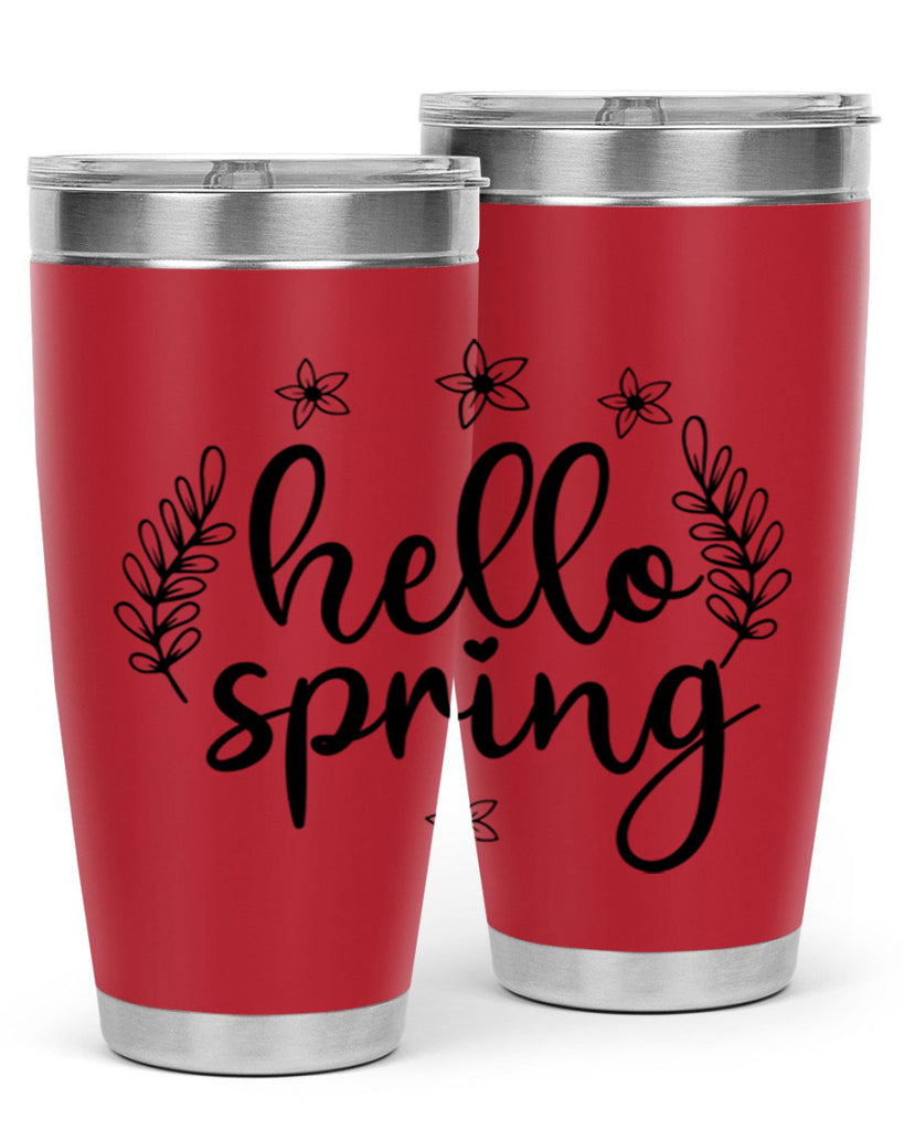 Hello spring design  221#- spring- Tumbler
