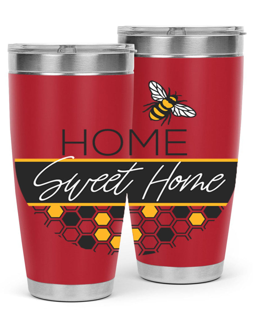 Home Sweet Home Bee and hive pattern243#- spring- Tumbler