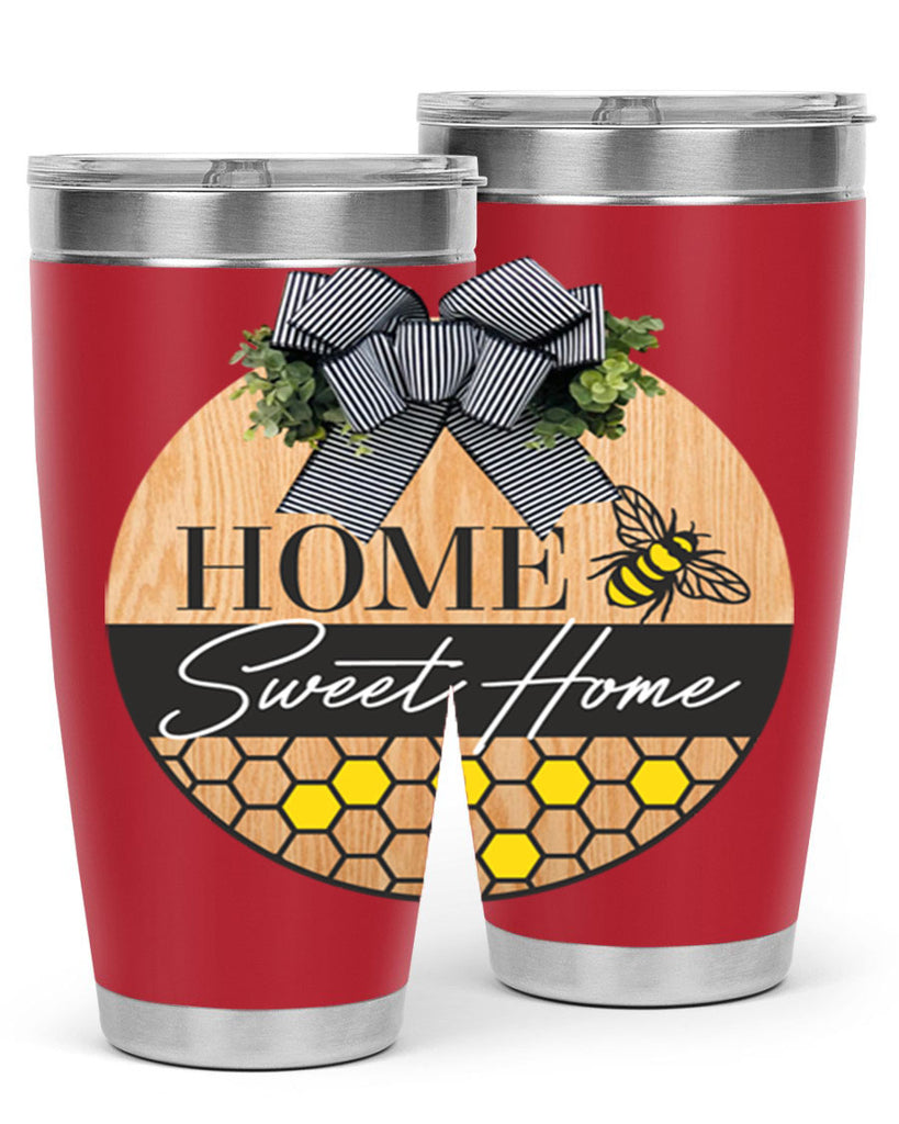 Home Sweet home bee and hive Mockup241#- spring- Tumbler