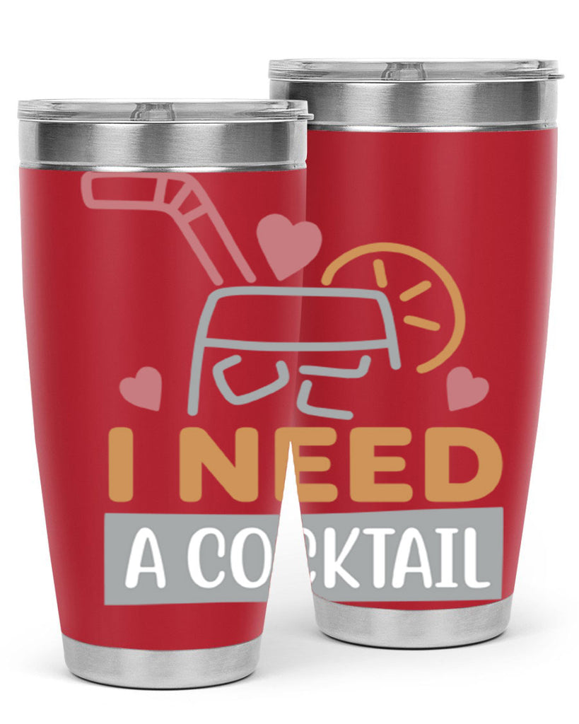 I Need A Cocktail 107#- fashion- Cotton Tank