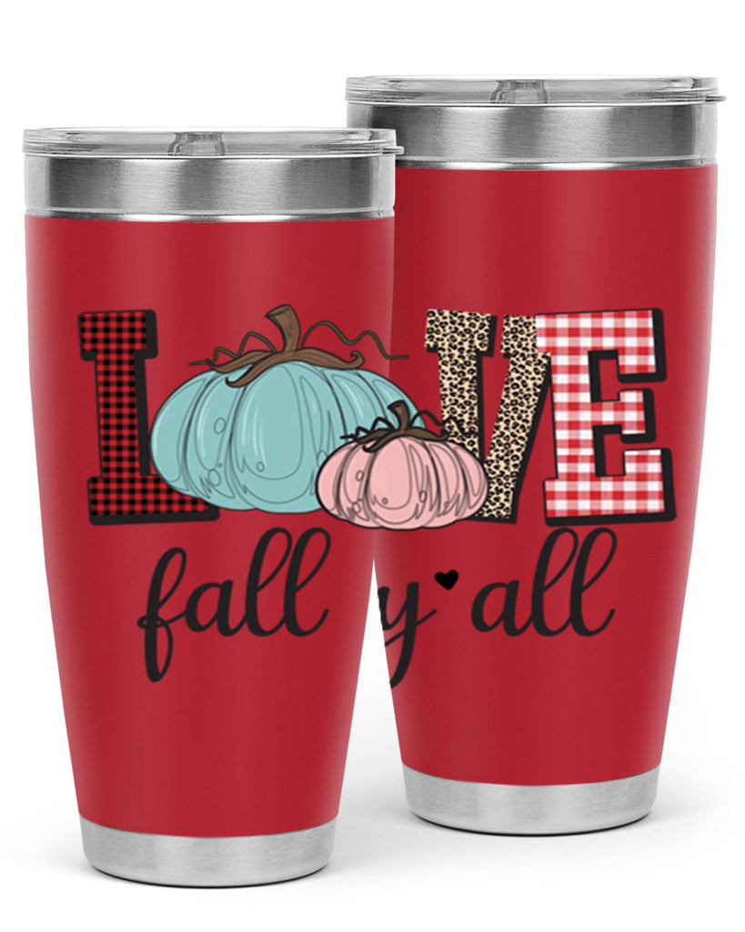 Love Fall Yall 409#- fall- Tumbler
