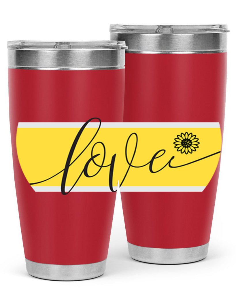 Love and daisy327#- spring- Tumbler