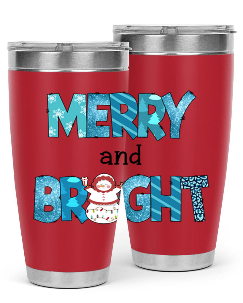 Merry and Bright 321#- winter- Tumbler