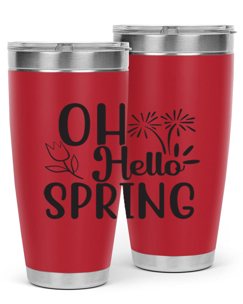 Oh hello spring 358#- spring- Tumbler