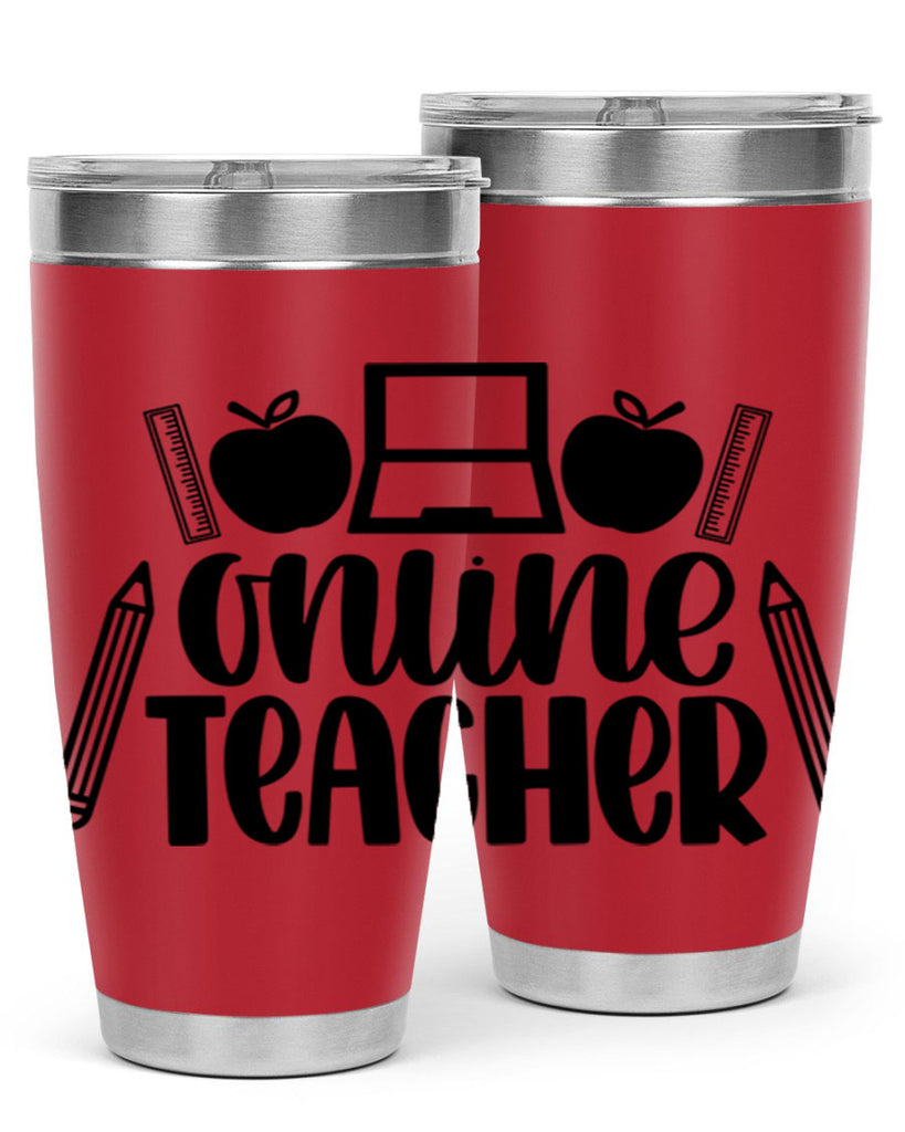 Online Teacher Style 61#- teacher- tumbler