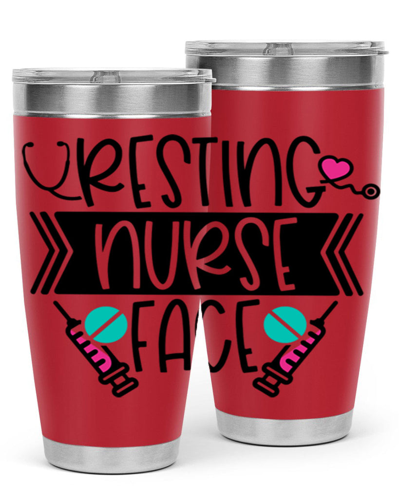 Resting Nurse Face Style Style 58#- nurse- tumbler