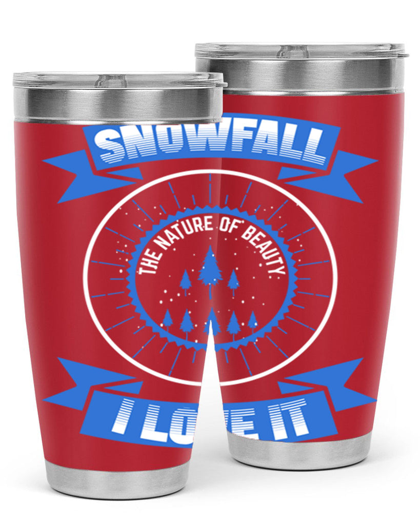 Snowfall Winter 373#- winter- Tumbler