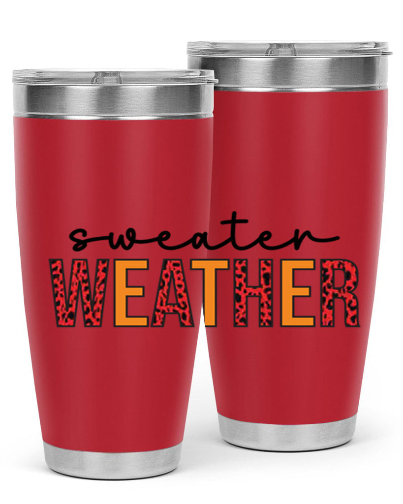 Sweater Weather 587#- fall- Tumbler