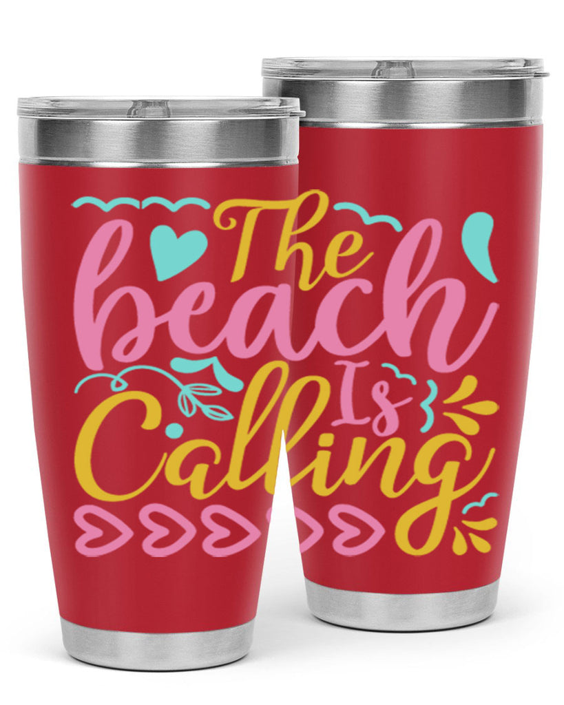 The beach is calling Style 1#- summer- Tumbler
