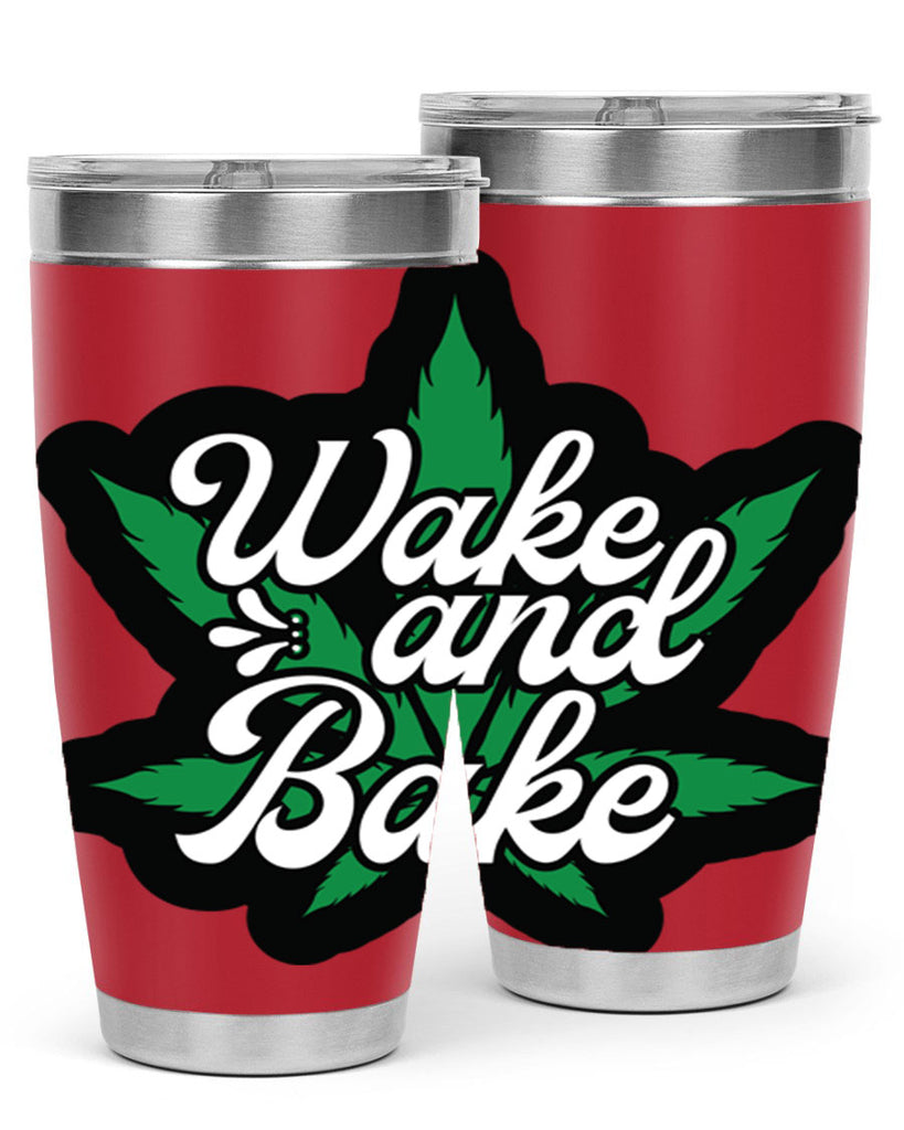 Wake and bake 273#- marijuana- Tumbler
