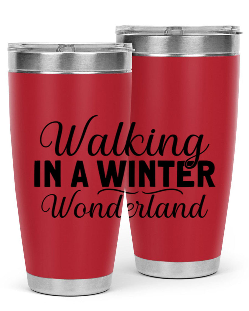 Walking in a Winter Wonderland 434#- winter- Tumbler