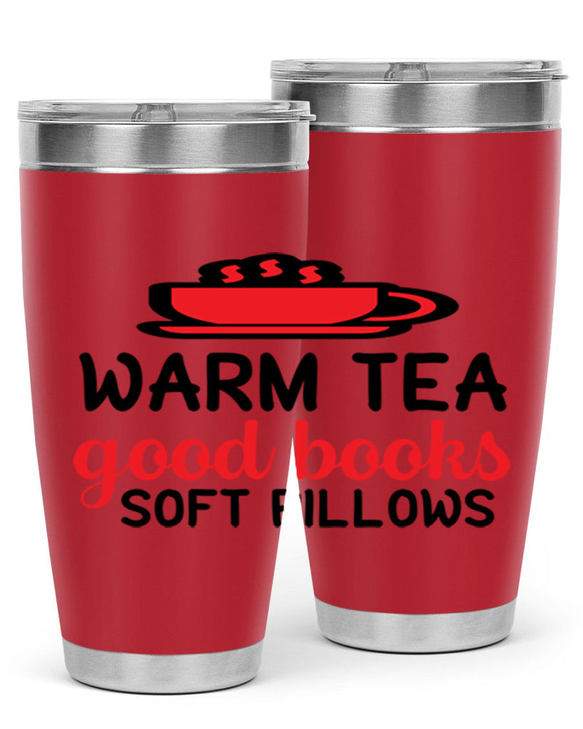 Warm tea good books soft pillows 448#- winter- Tumbler
