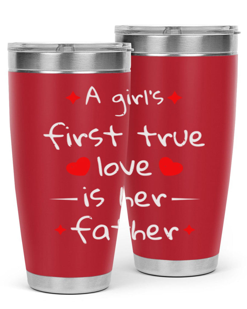 a girl’s first true 116#- fathers day- Tumbler