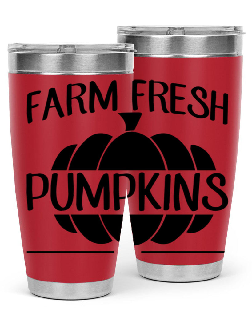 farm fresh pumpkins 173#- fall- Tumbler