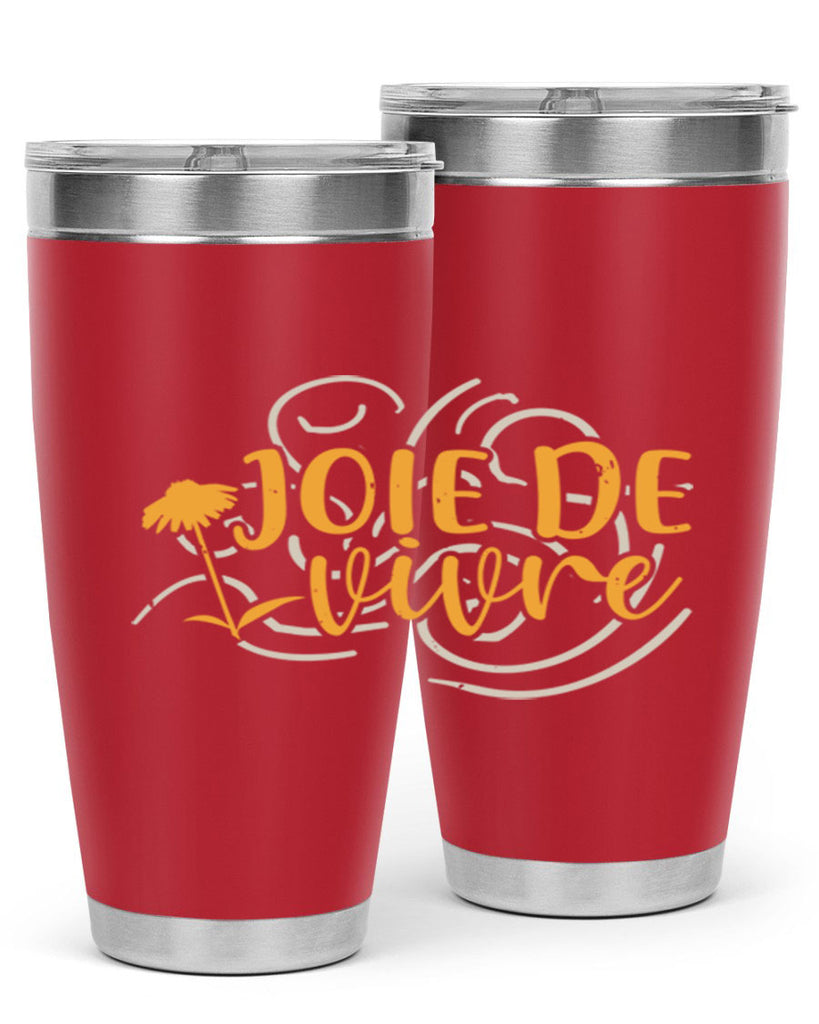 joie de vivre 57#- mardi gras- Tumbler
