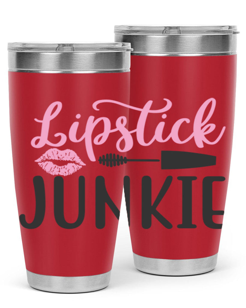 lipstick junkie Style 154#- make up- Tumbler