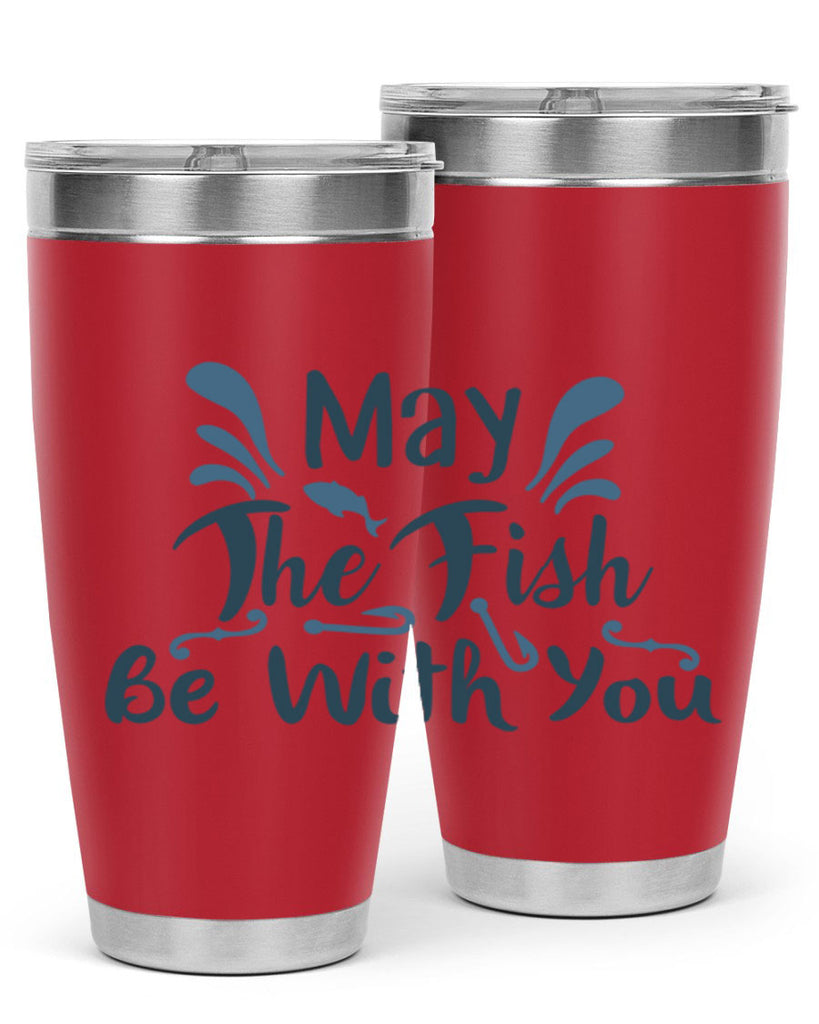 may the fish 54#- fishing- Tumbler