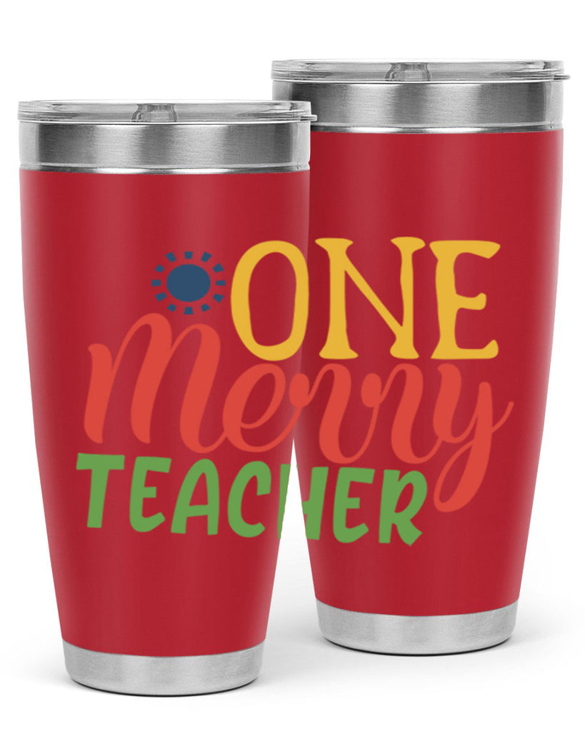 one merry teacher Style 162#- teacher- tumbler