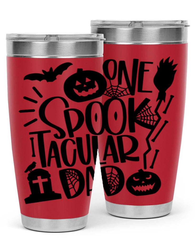 one spooktacular dad 37#- halloween- Tumbler