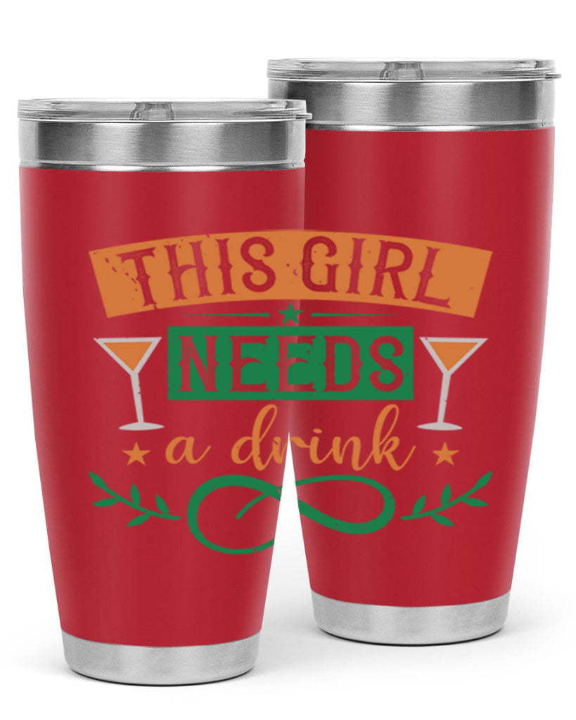 this girl needs a drink 1#- mardi gras- Tumbler
