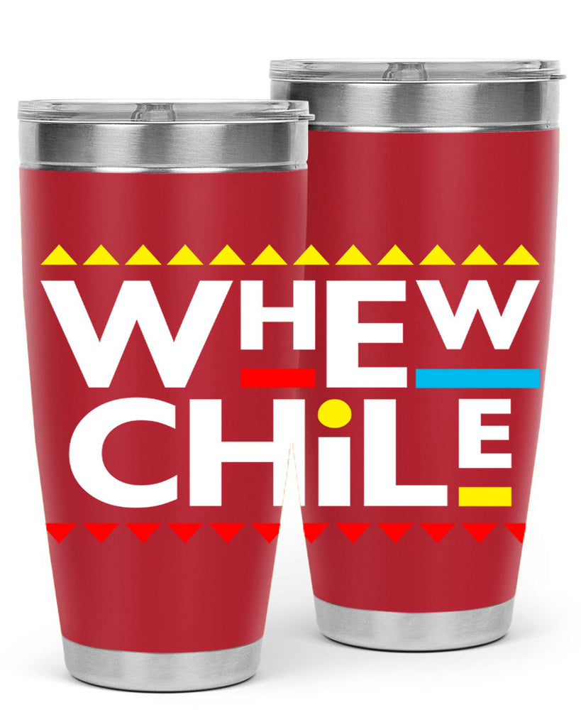 whew chile 11#- black words phrases- Cotton Tank